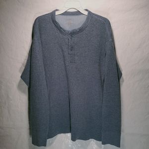 LL Bean Two-Layer River Driver's Shirt®, Traditional Fit Henley Mens Sz. XL